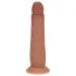 RealRock - dvigubo tankio tikroviškas dildo (įdegio spalvos) - 20,5 cm
