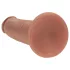 RealRock - dvigubo tankio tikroviškas dildo (įdegio spalvos) - 20,5 cm
