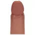 RealRock - dvigubo tankio tikroviškas dildo (įdegio spalvos) - 20,5 cm