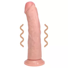   RealRock - vibratorius su siurbtuku - kūno spalvos (20,5 cm)