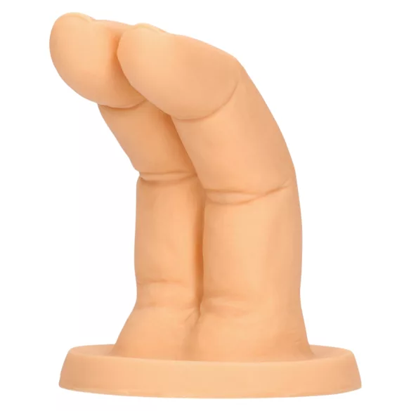 S-Line - dviejų pirštų dildo (natūralios spalvos)