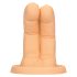 S-Line - dviejų pirštų dildo (natūrali)