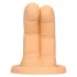 S-Line - dviejų pirštų dildo (natūralios spalvos)