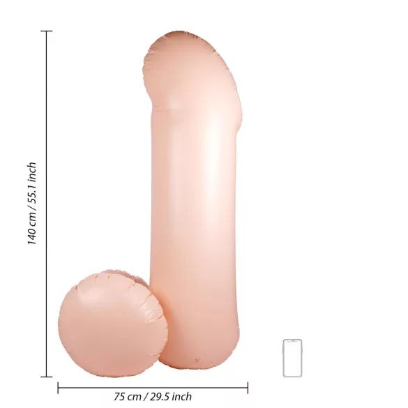 Blow Me Up - pripučiamas penio balionas 140 cm