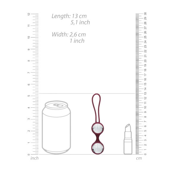 Loveline (S)explore - sekso žaislų rinkinys moterims - raudonas