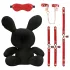 Bondage Rabbit - BDSM suvaržymo triusis - juodas