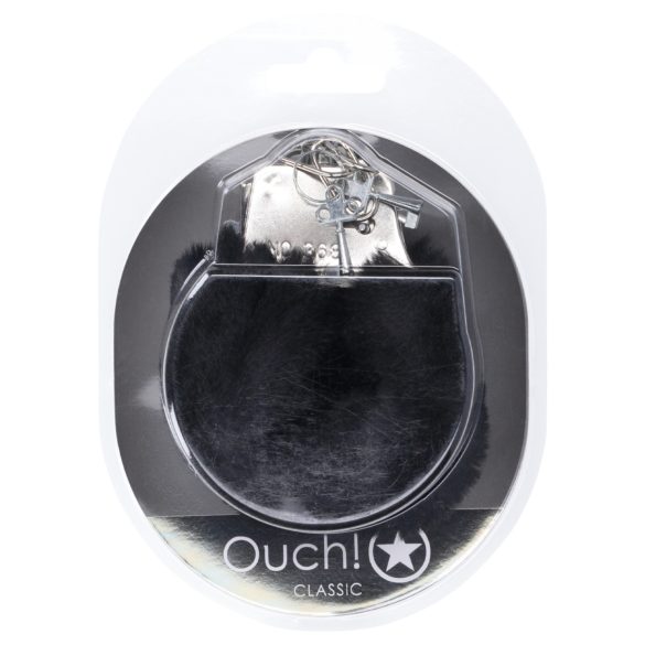 Ouch! - antrankiai su pliušiniu užvalkalu - juodi