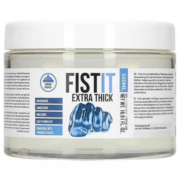 Fist It - ypač tirštas vandens pagrindo fistingui skirtas lubrikantas - 500 ml
