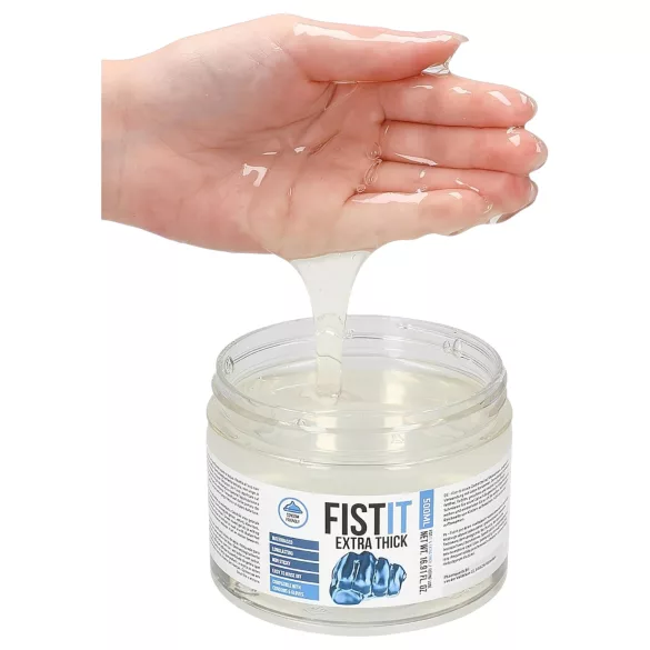 Fist It - ypač tirštas vandens pagrindo fistingui skirtas lubrikantas - 500 ml