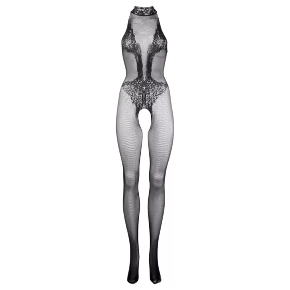 Le Désir - nėriniuotas tinklinis bodis - juodas - S-XL