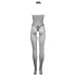 Le Désir - nėriniuotas tinklinis bodis - juodas - S-XL