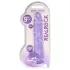 RealRock - permatomas realistiškas dildo - violetinis - 22 cm