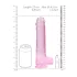 RealRock - permatomas realistiškas dildo - rožinis - 22 cm
