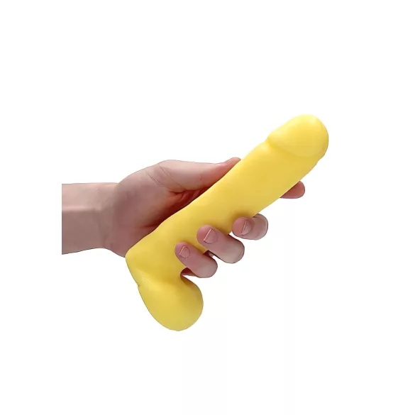 S-Line - Dicky - muilo penisas su sėklidėmis - vanilinis (210 g)