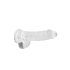 REALROCK - skaidrus tikroviškas dildo - skaidrus (15cm)