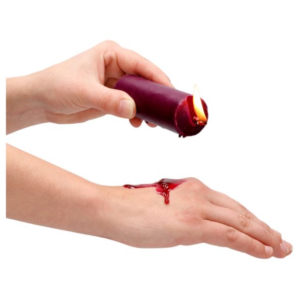 Ouch Rose - kūno žvakė - rožių kvapas - parafinas 100g