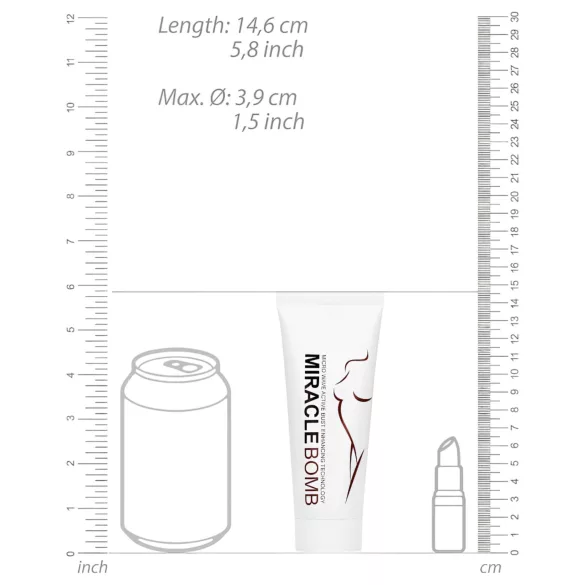 Pharmquests Miracle Bomb - krūtinės didinimo ir stangrinamasis kremas - 100ml