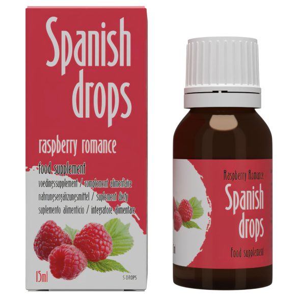 Cobeco Spanish Drops - lašai libido stiprinimui - aviečių skonis - 15 ml
