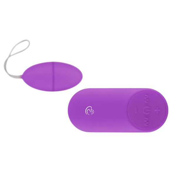 Easytoys - vibruojantis kiaušinėlis su pulteliu - 7 režimai - violetinis