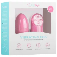   Easytoys - vibruojantis kiaušinėlis su 7 režimais ir nuotoliniu valdymu