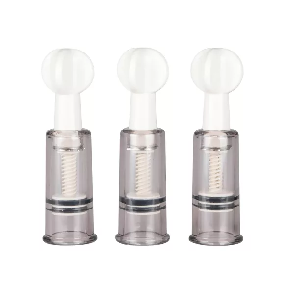 Easytoys - krūtų ir klitorio pompos rinkinys (3 vnt.)