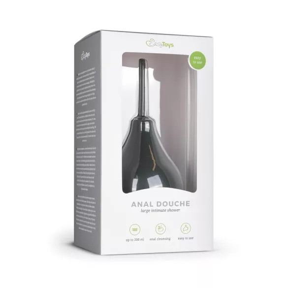 Easytoys - analinis dušas - didelis - juodas