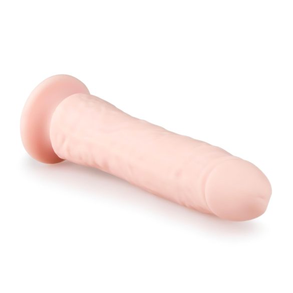 Easytoys - siurbtuku silikoninis dildo (21 cm) - natūralus.