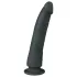 Easytoys - dildo su siurbtuku - silikoninis - juodas - 21 cm