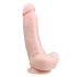 Easytoys - natūralius jausmus suteikiantis dildo su sėklidėmis (20cm)