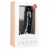 Easytoys - dildo su siurbtuku ir sėklidėmis - 20 cm - juodas