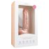 Easytoys - dildo su sėklidėmis ir siurbtuku - 22,5 cm - kūno spalvos
