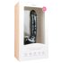 Easytoys - juodasis siurbtukas dildo su sėklidėmis (22,5cm)