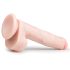 Easytoys - vakuuminis didelis dildo su sėklidėmis (26,5 cm) - natūralus