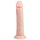 Easytoys - tikroviškas dildo su siurbtuku (20,5cm) - natūrali spalva