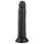 Easytoys - juodos spalvos tikroviškas dildo su siurbtuku (20,5 cm)
