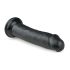 Easytoys - juodos spalvos tikroviškas dildo su siurbtuku (20,5 cm)