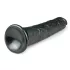 Easytoys - didelis dildo su siurbtuku - juodas - 28,5 cm