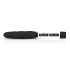 Easytoys Power Vibe - susuktas silikoninis juodos spalvos vibratorius