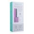 Easytoys Power Vibe - susuktas silikoninis juodos spalvos vibratorius