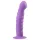 Easytoys - dildo su bangelėmis ir siurbtuku - violetinis