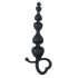 EasyToys - karoliukų analinis dildo (juodas)