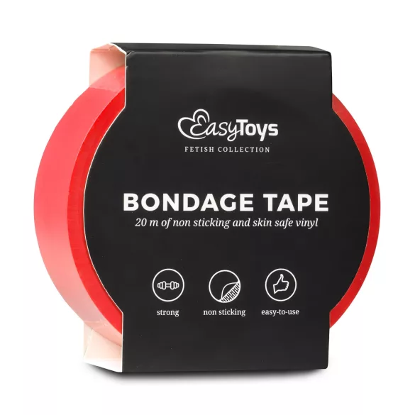 Easytoys - bondage juosta - raudona - 20 m