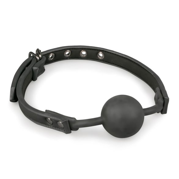 Easytoys - silikoninis burnos kamuoliukas (juodas)