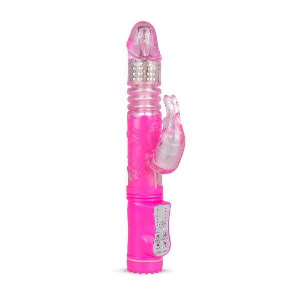 Easytoys Bunny - stūmimo vibratorius (rožinis)
