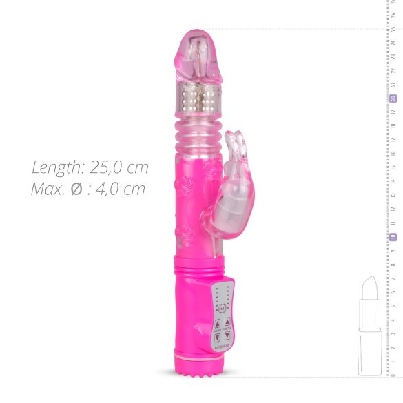 Easytoys Bunny - traukiojantis vibratorius - rožinis