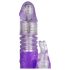Easytoys Bunny - triušio ausų vibratorius - sukinėjasi, stūmuoja - violetinis