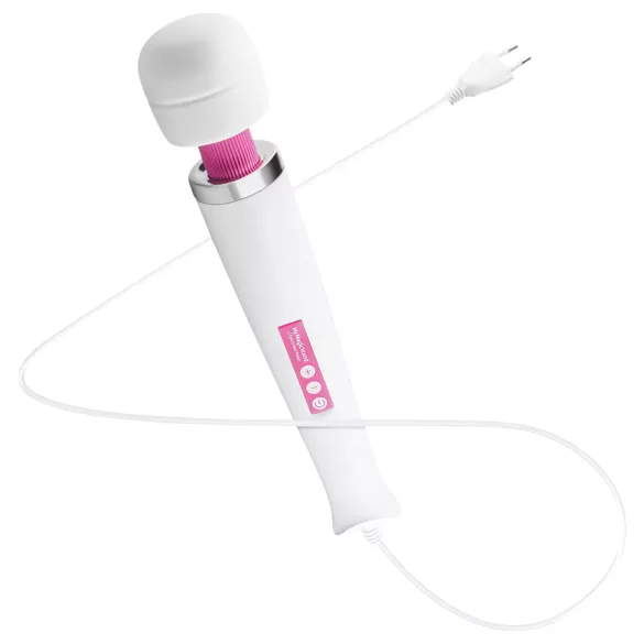 MyMagicWand - masažinis vibratorius - galingas - baltas/rožinis