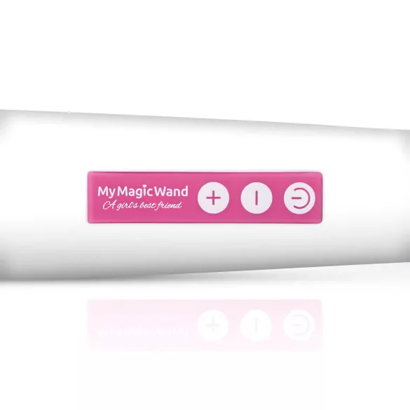 MyMagicWand - masažinis vibratorius - galingas - baltas/rožinis