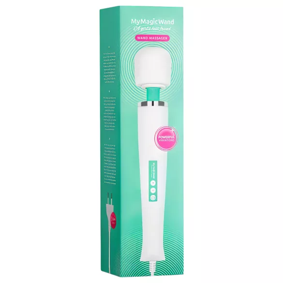 MyMagicWand - galingas masažo vibratorius - baltas, turkio