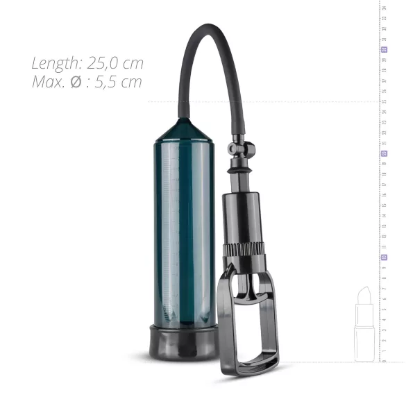 Easytoys - penio pompa - su pirštų laikikliu - juoda